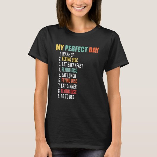 My Perfect Dayディス飛んでいるク Tシャツ (正面)