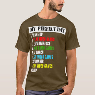 My Perfect Dayビデオゲーム Tシャツ