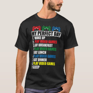 My Perfect Dayビデオゲ遊ーム- Gamer Tシャツ