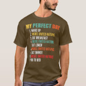 My Perfect Day おもしろい Model統一された Nations Tシャツ (正面)