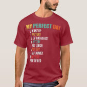 My Perfect Day おもしろい Pottery Tシャツ (正面)
