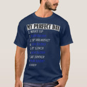 My Perfect Day Ham Radio Gift 男性へ Operator Tシャツ (正面)