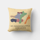 My Personality is Sunshine クッション (正面)