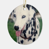 My Pet Friend自分の写真をアップロードカスタム セラミックオーナメント (左)