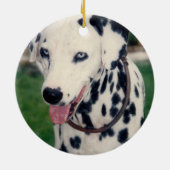 My Pet Friend自分の写真をアップロードカスタム セラミックオーナメント (裏面)