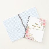 My Pink Rose Recipe Book, Personalized Cooking  ノートブック (内部)