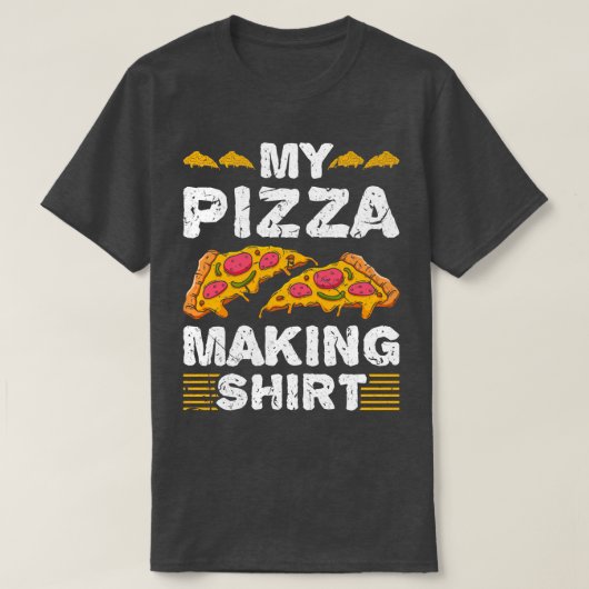 My Pizza Making Tシャツ (デザイン正面)