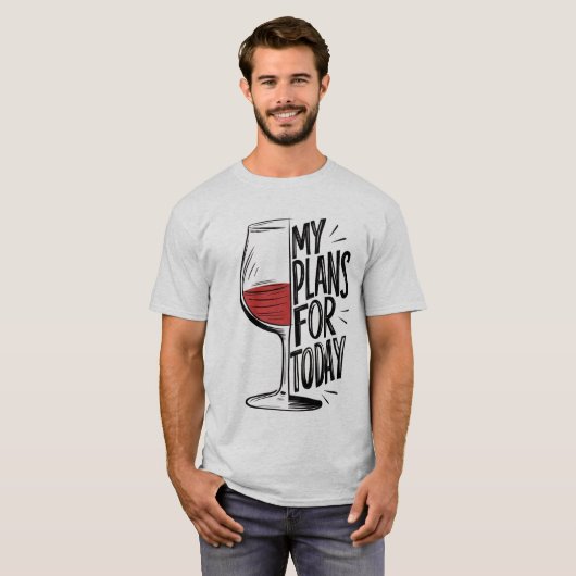 My plans for today tシャツ (正面フル)