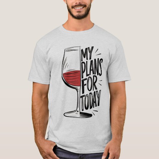 My plans for today tシャツ (正面)