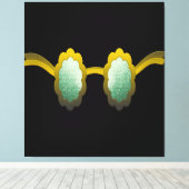 My Polarized Glasses are Ready キャンバスプリント (インサイチュ (ウッドフロア))