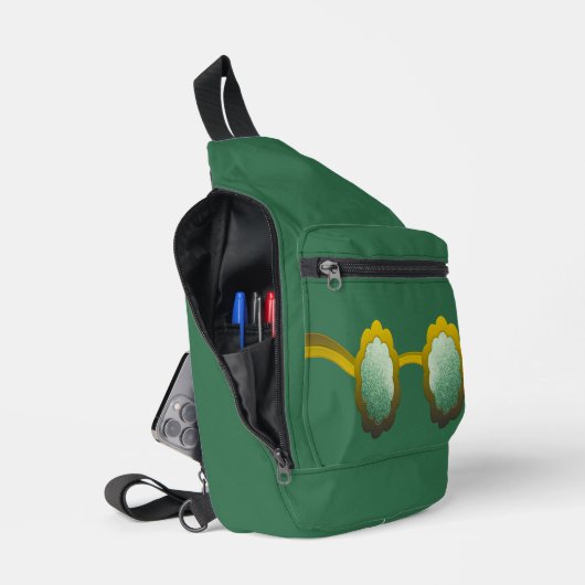 My Polarized Glasses are Ready スリングバッグ (見開き)