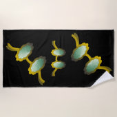 My Polarized Glasses are Ready ビーチタオル (正面)