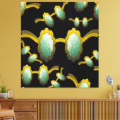 My Polarized Glasses are Ready Pattern キャンバスプリント (インサイチュ (リビング))