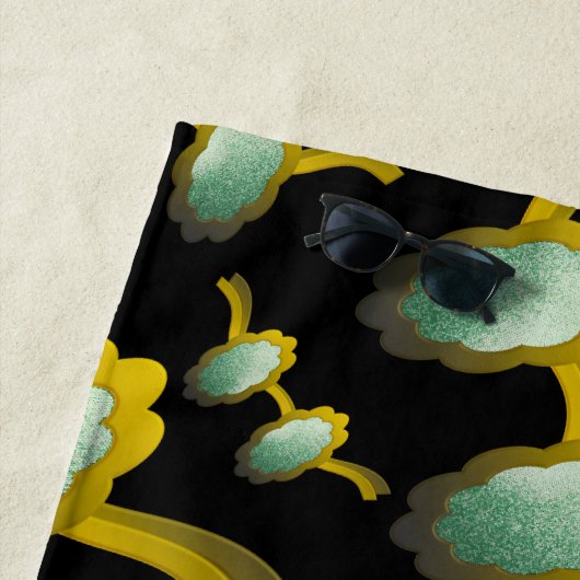 My Polarized Glasses are Ready Pattern ビーチタオル (インサイチュ)