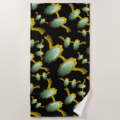 My Polarized Glasses are Ready Pattern ビーチタオル (正面)