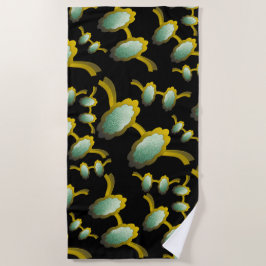 My Polarized Glasses are Ready Pattern ビーチタオル