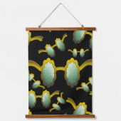 My Polarized Glasses are Ready Pattern 吊り下げ型タペストリー (正面)