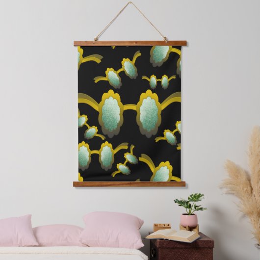 My Polarized Glasses are Ready Pattern 吊り下げ型タペストリー (寝室)