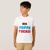 My Poppa Rocks Tシャツとギフト Tシャツ (正面フル)