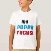 My Poppa Rocks Tシャツとギフト Tシャツ (正面)