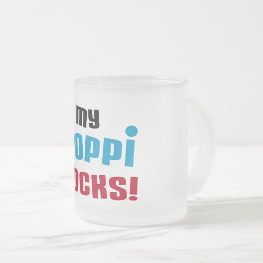 My Poppi Rocks Tシャツとギフト フロストグラスマグカップ (正面右)