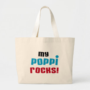 My Poppi Rocks Tシャツとギフト ラージトートバッグ