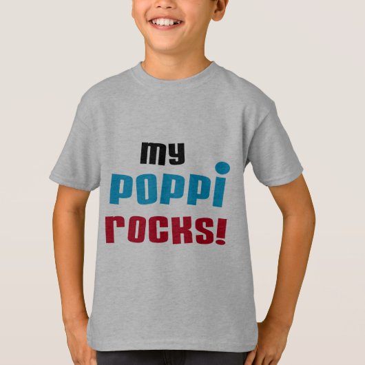 My Poppi Rocks Tシャツとギフト Tシャツ (正面)