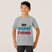 My Poppi Rocks Tシャツとギフト Tシャツ (正面フル)