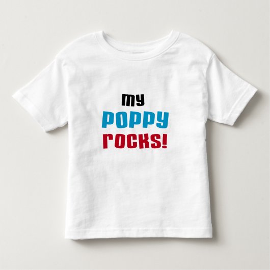 My Poppy Rocks Tシャツ&ギフト トドラーTシャツ (正面)
