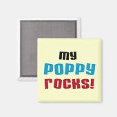 My Poppy Rocks Tシャツ&ギフト マグネット (正面/裏面)