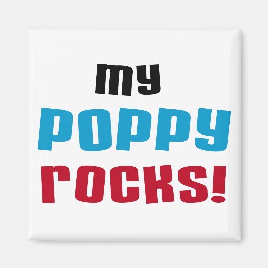 My Poppy Rocks Tシャツ&ギフト マグネット (正面)