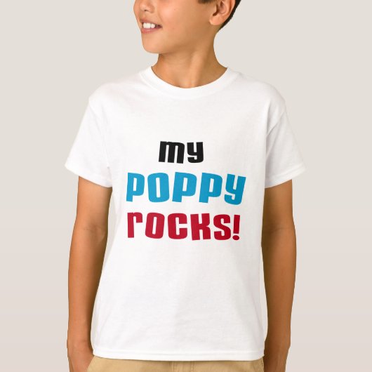 My Poppy Rocks Tシャツ&ギフト Tシャツ (正面)