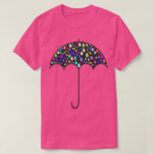 My Pretty Umbrella Raindrops  Tシャツ (デザイン正面)