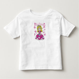 "My Princess" Cute Cartoon Girl T-Shirt – Perfect  トドラーTシャツ