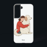 My Puppy Hug Case Samsung Galaxy S22ケース<br><div class="desc">Wrap your Galaxy S22 in a case with artwork that captures your special connection with your dog. Featuring an illustration of an adorable cuddle with your dog, it's sure to bring a smile to your face every time you look at your phone. Made with the latest dual-structure design, this case...</div>