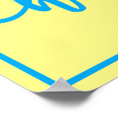 My Race：人間プリント、バリューポスター紙（マット） ポスター (角)