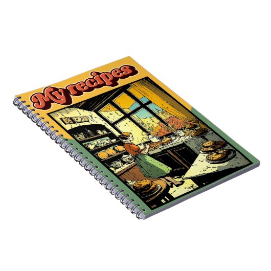 My recipes retro ノートブック (右側)