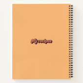 My recipes vintage ノートブック (裏面)