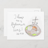 My Redeemer Livesイースターポストカード シーズンポストカード (正面/裏面)