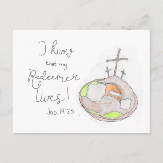 My Redeemer Livesイースターポストカード シーズンポストカード (正面)