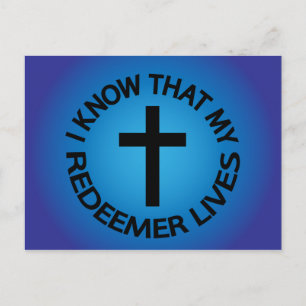 My Redeemer Lives ポストカード