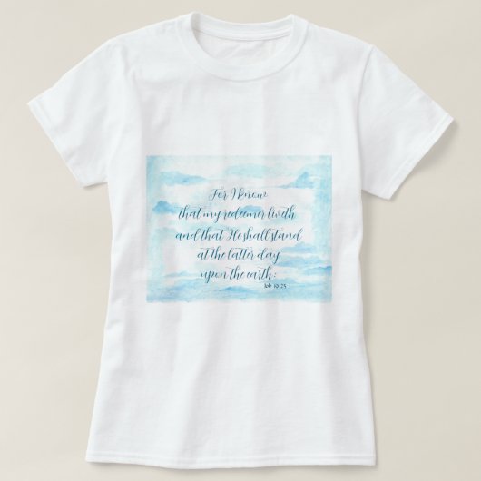 My Redeemer Lives Tシャツ (デザイン正面)