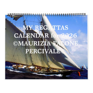 My Regattas Calendar for a Joyful 2026.   カレンダー