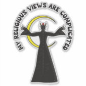 My Religious Views Are Complicated  シール (正面)