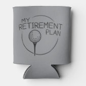 My Retirement Plan Funny Saying Golfing Golfer  缶クーラー (正面)
