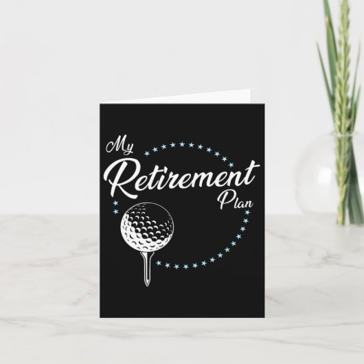 My Retirement Plan - Golf  カード (正面)