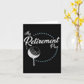 My Retirement Plan - Golf  カード (黄色い花)