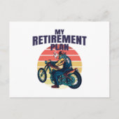 My retirement plan motorcycling ポストカード (正面)