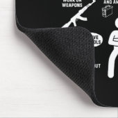 My Retirement Plan Work On Weans By Guns And Ammo  マウスパッド (コーナー)