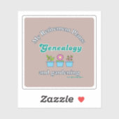 My Retirement Plans: Genealogy and Gardening シール (シート)